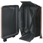 Suitcase Folding Rose gold 50 x 30 x 76 cm ABS Plastic