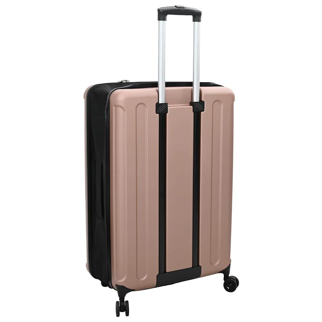Suitcase Folding Rose gold 50 x 30 x 76 cm ABS Plastic