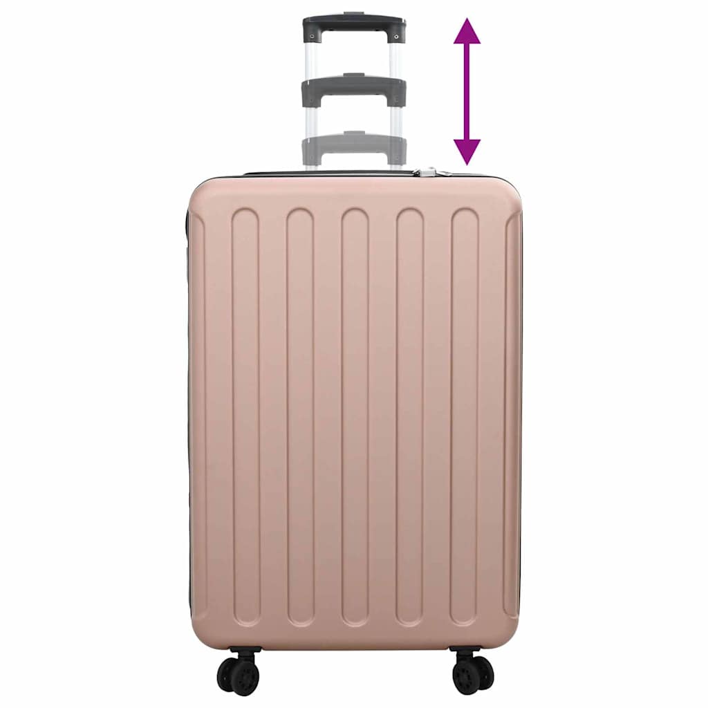Suitcase Folding Rose gold 50 x 30 x 76 cm ABS Plastic