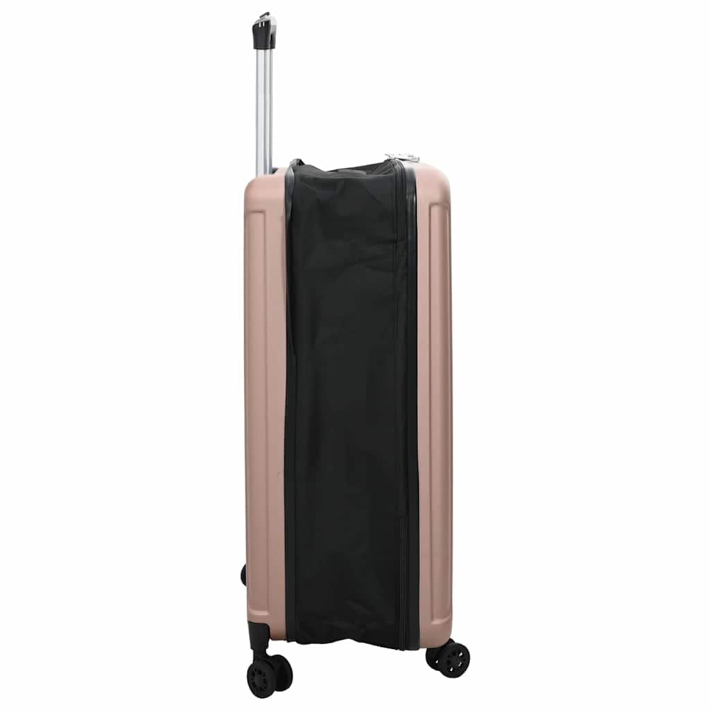 Suitcase Folding Rose gold 50 x 30 x 76 cm ABS Plastic