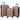 Suitcase Set 3 pcs Rose gold 50 x 31 x 78 cm ABS Plastic, Steel