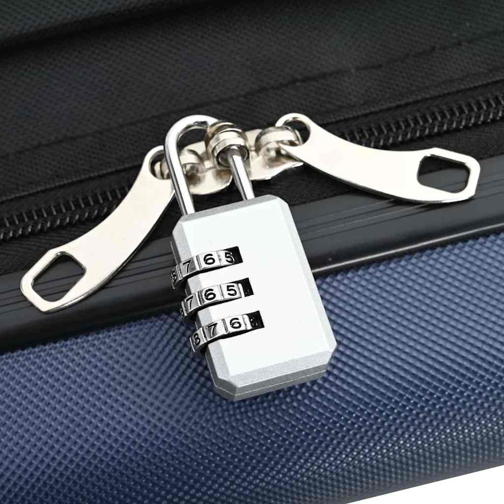 Suitcase Folding Dark blue 34 x 23 x 55.5 cm ABS Plastic