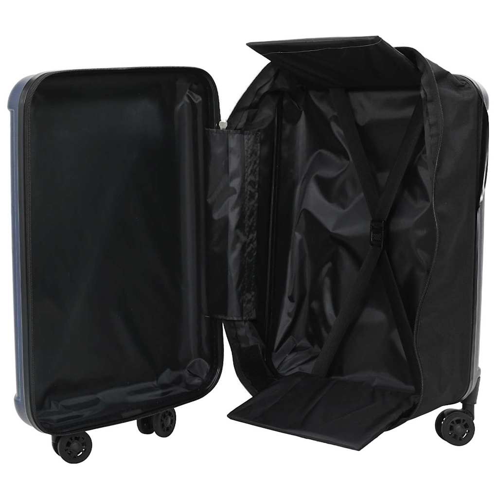 Suitcase Folding Dark blue 34 x 23 x 55.5 cm ABS Plastic