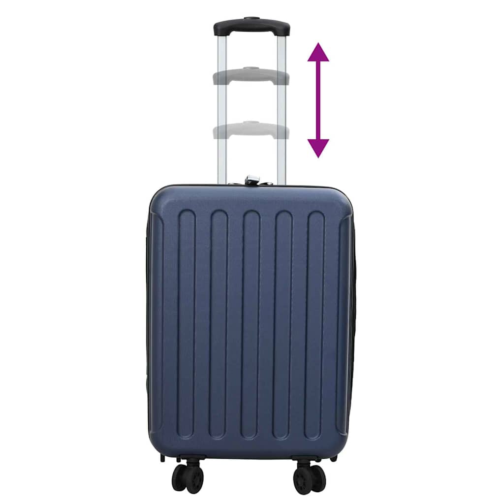 Suitcase Folding Dark blue 34 x 23 x 55.5 cm ABS Plastic