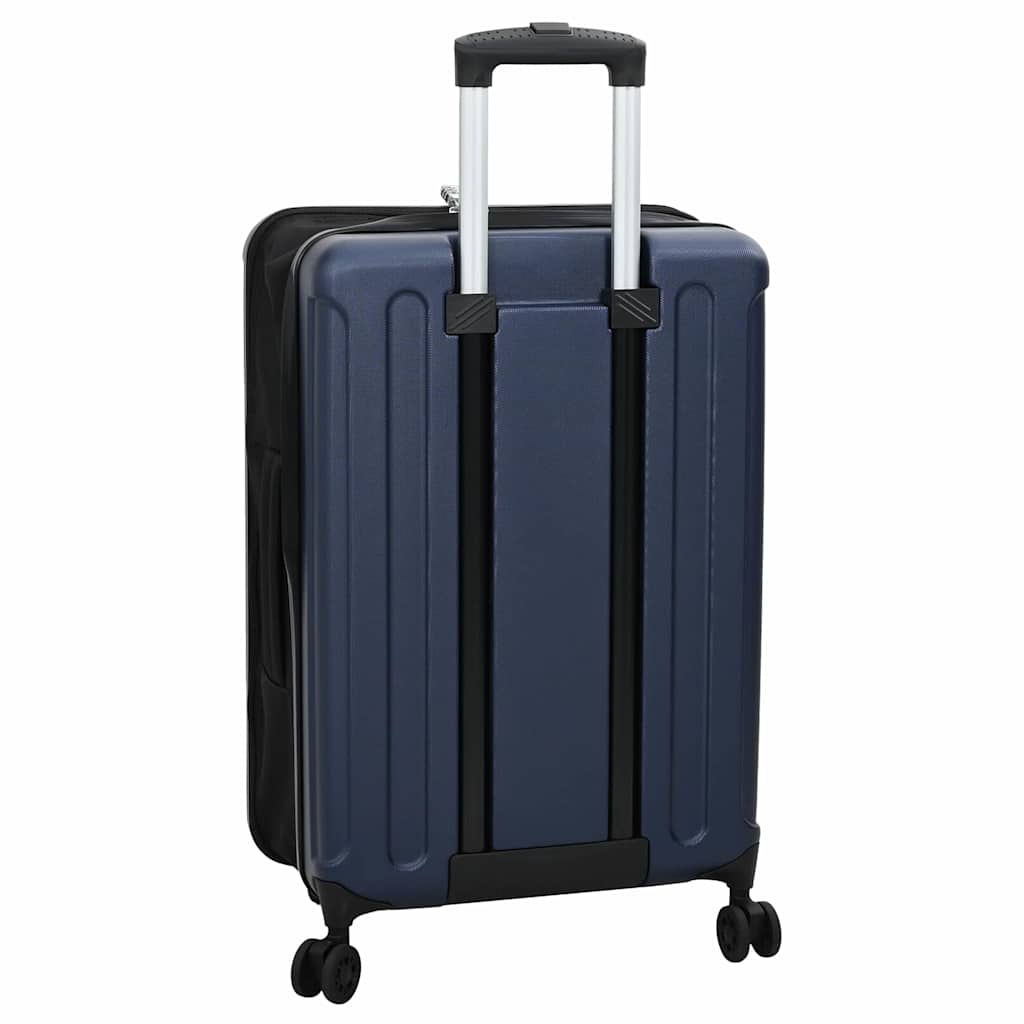 Suitcase Folding Dark blue 43 x 27 x 66 cm ABS Plastic