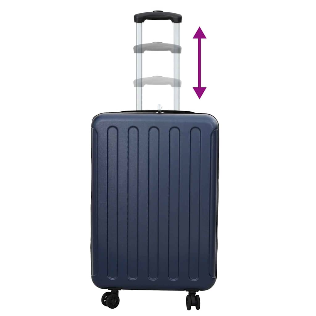 Suitcase Folding Dark blue 43 x 27 x 66 cm ABS Plastic