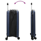 Suitcase Folding Dark blue 50 x 30 x 76 cm ABS Plastic