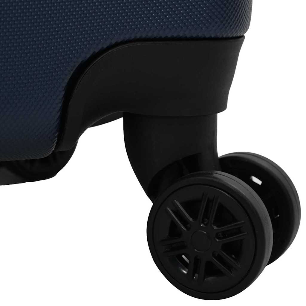 Suitcase with Lock 3 pcs Dark Blue 50 x 31 x 78 cm ABS Plastic