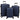 Suitcase Set 3 pcs Dark blue 50 x 31 x 78 cm ABS Plastic, Steel