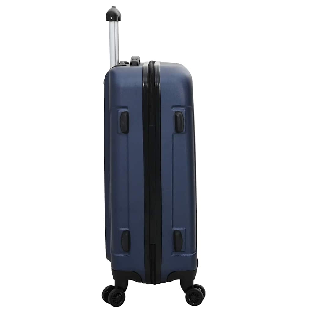 Suitcase with Lock 3 pcs Dark Blue 50 x 31 x 78 cm ABS Plastic