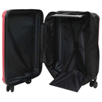 Suitcase Folding with Lock Red 43 x 27 x 66 cm ABS Plastic