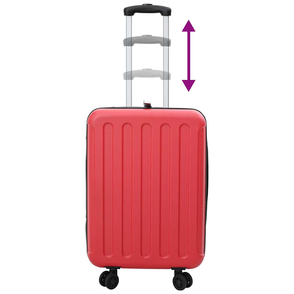Suitcase Folding with Lock Red 43 x 27 x 66 cm ABS Plastic