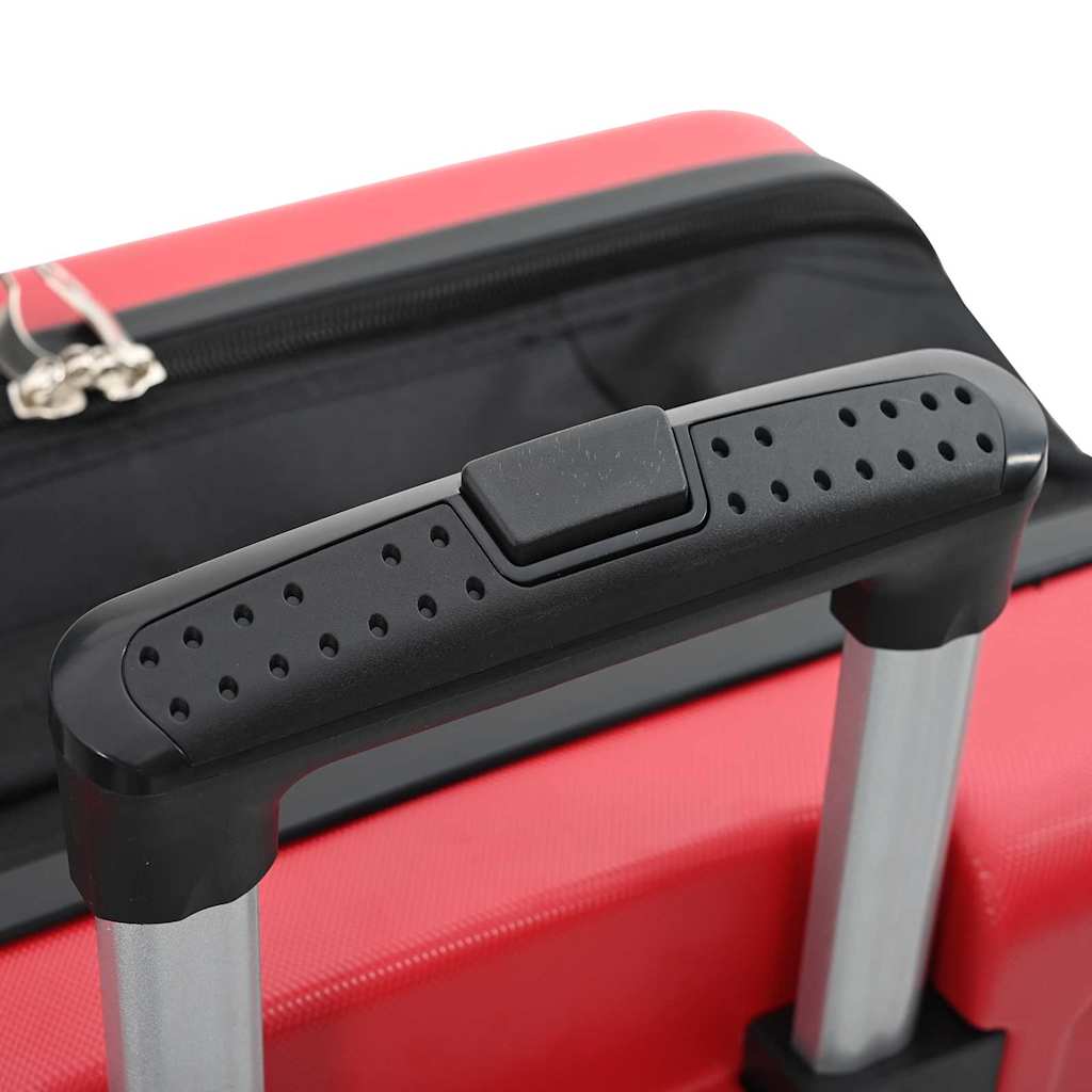 Suitcase Folding with Lock Red 50 x 30 x 76 cm ABS Plastic