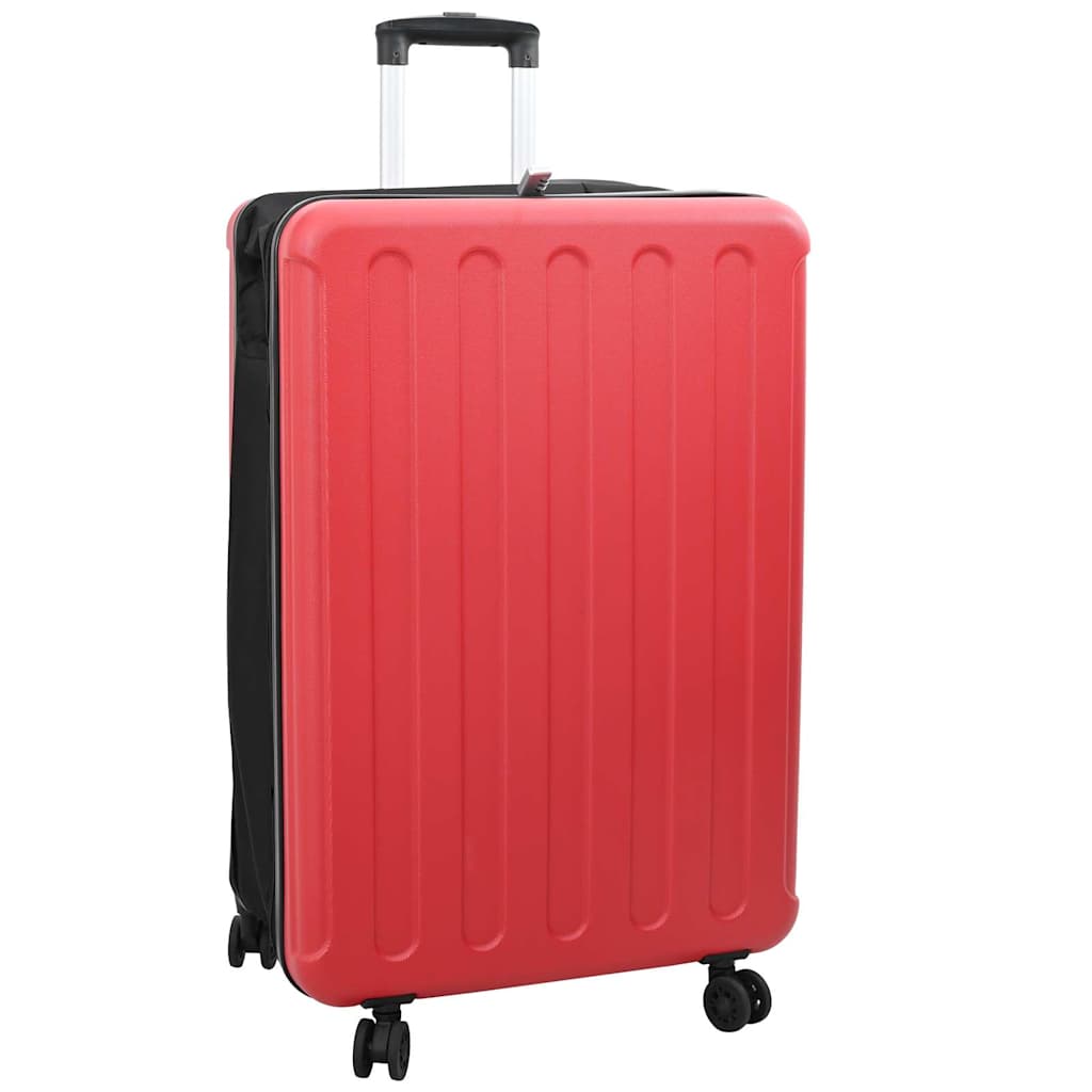 Suitcase Folding with Lock Red 50 x 30 x 76 cm ABS Plastic