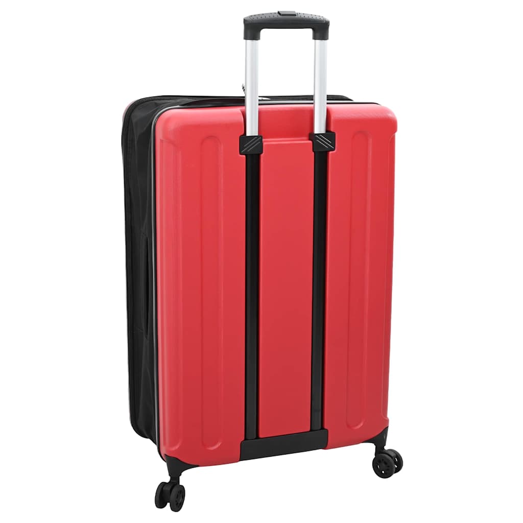 Suitcase Folding with Lock Red 50 x 30 x 76 cm ABS Plastic