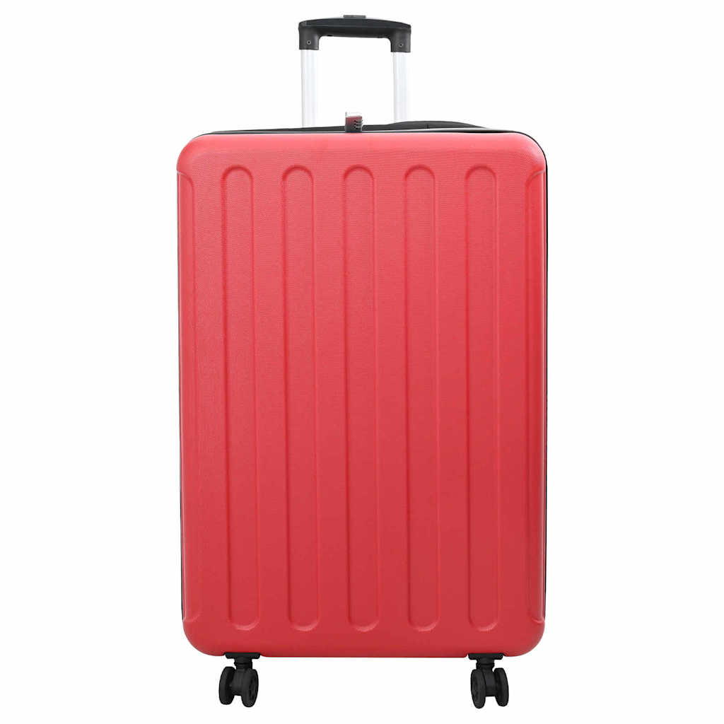 Suitcase Folding with Lock Red 50 x 30 x 76 cm ABS Plastic