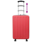 Suitcase Folding with Lock Red 50 x 30 x 76 cm ABS Plastic