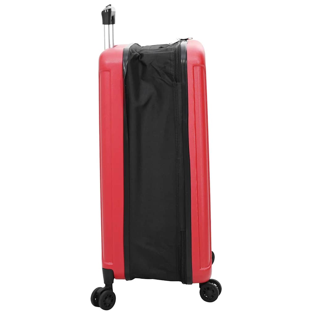 Suitcase Folding with Lock Red 50 x 30 x 76 cm ABS Plastic