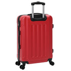 Suitcase with Lock 3 pcs Red 50 x 31 x 78 cm ABS Plastic