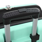 Suitcase Folding Mint green 34 x 23 x 55.5 cm ABS Plastic