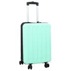 Suitcase Folding Mint green 34 x 23 x 55.5 cm ABS Plastic