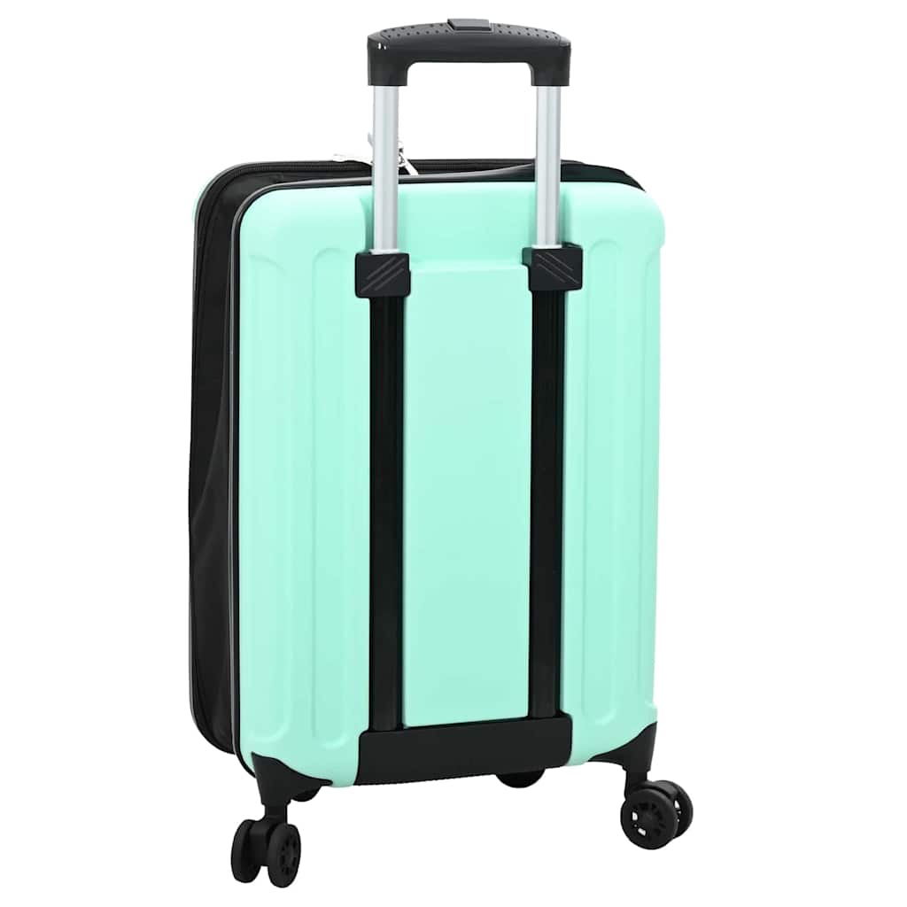 Suitcase Folding Mint green 34 x 23 x 55.5 cm ABS Plastic