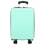 Suitcase Folding Mint green 34 x 23 x 55.5 cm ABS Plastic