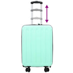Suitcase Folding Mint green 34 x 23 x 55.5 cm ABS Plastic