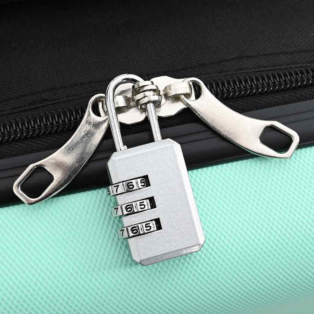 Suitcase Folding Mint green 50 x 30 x 76 cm ABS Plastic