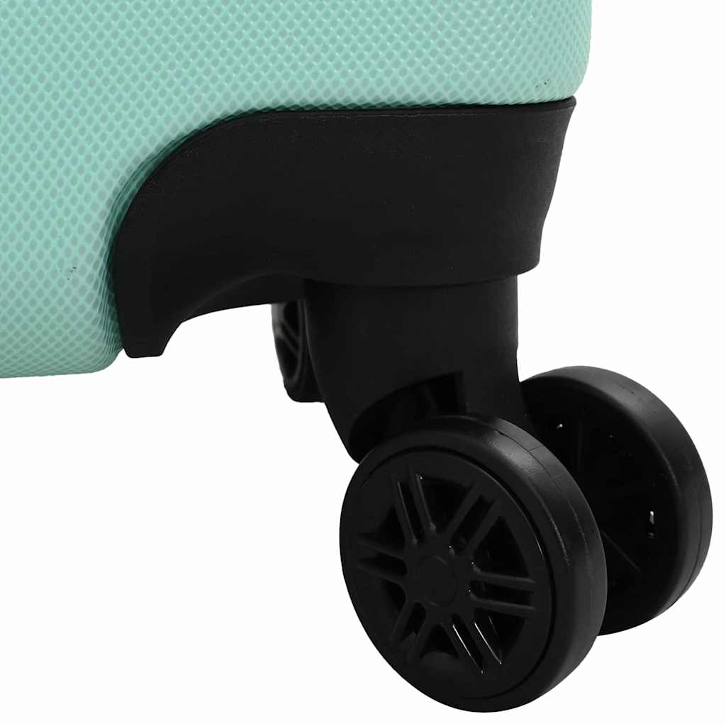 Suitcase with Lock 3 pcs Mint green 50 x 31 x 78 cm ABS Plastic