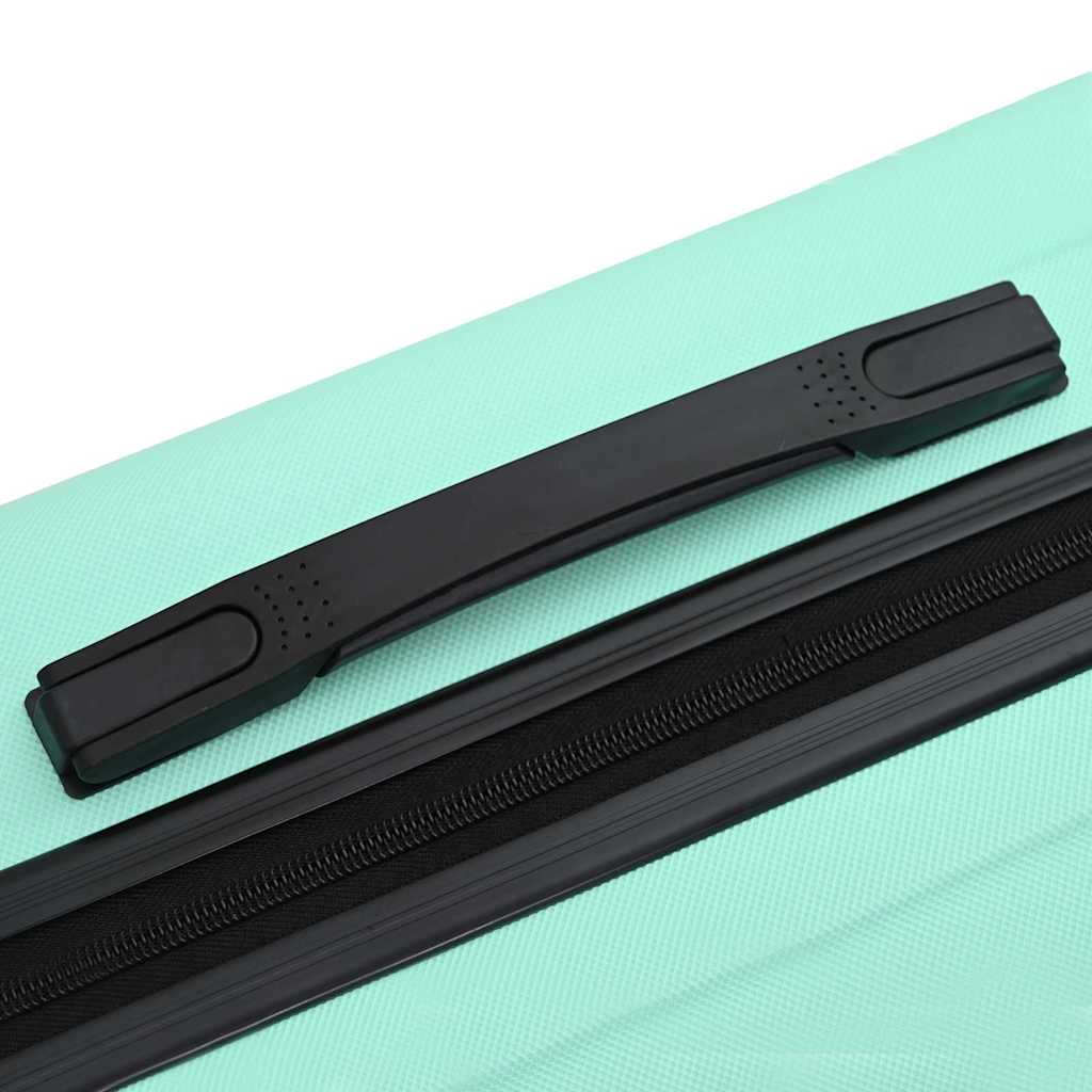 Suitcase with Lock 3 pcs Mint green 50 x 31 x 78 cm ABS Plastic