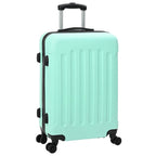 Suitcase with Lock 3 pcs Mint green 50 x 31 x 78 cm ABS Plastic