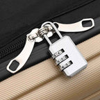 Suitcase Folding Champagne 34 x 23 x 55.5 cm ABS Plastic