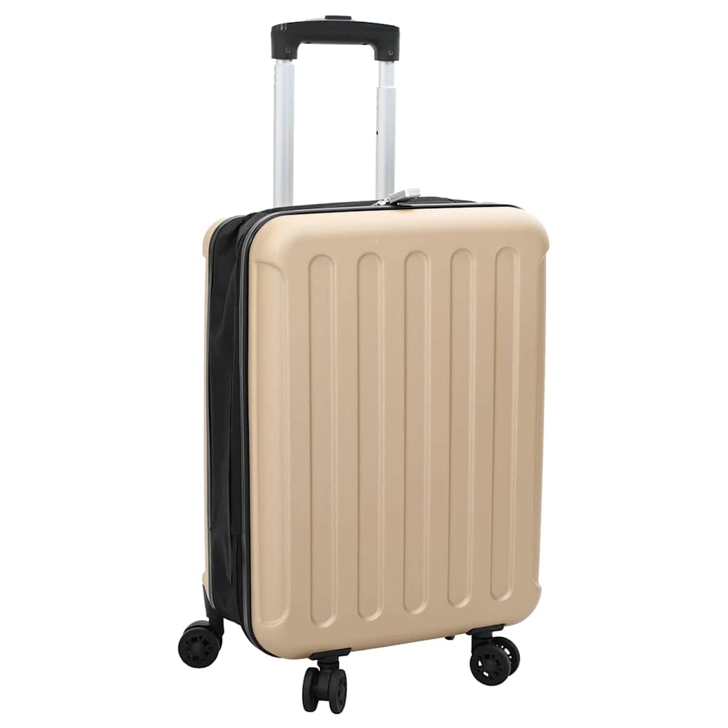 Suitcase Folding Champagne 34 x 23 x 55.5 cm ABS Plastic