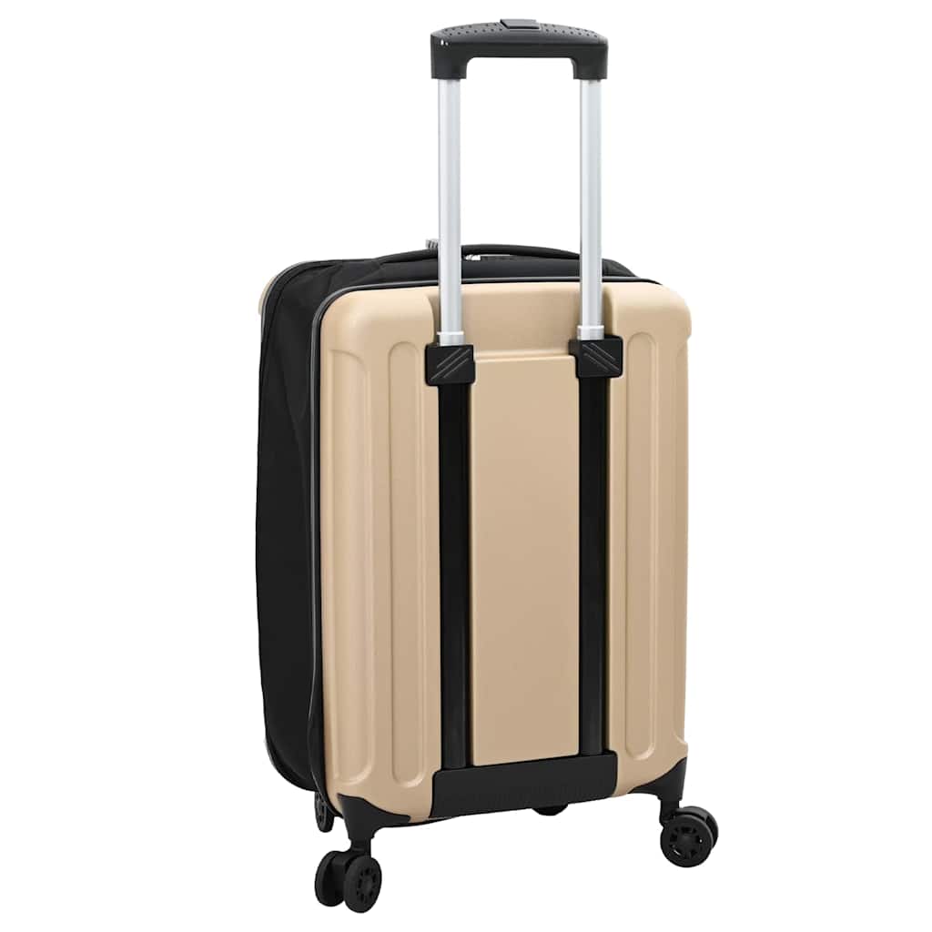 Suitcase Folding Champagne 34 x 23 x 55.5 cm ABS Plastic