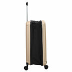 Suitcase Folding Champagne 34 x 23 x 55.5 cm ABS Plastic