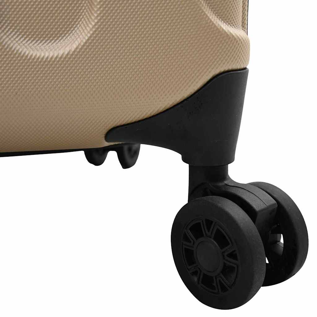 Suitcase Folding Champagne 43 x 27 x 66 cm ABS Plastic