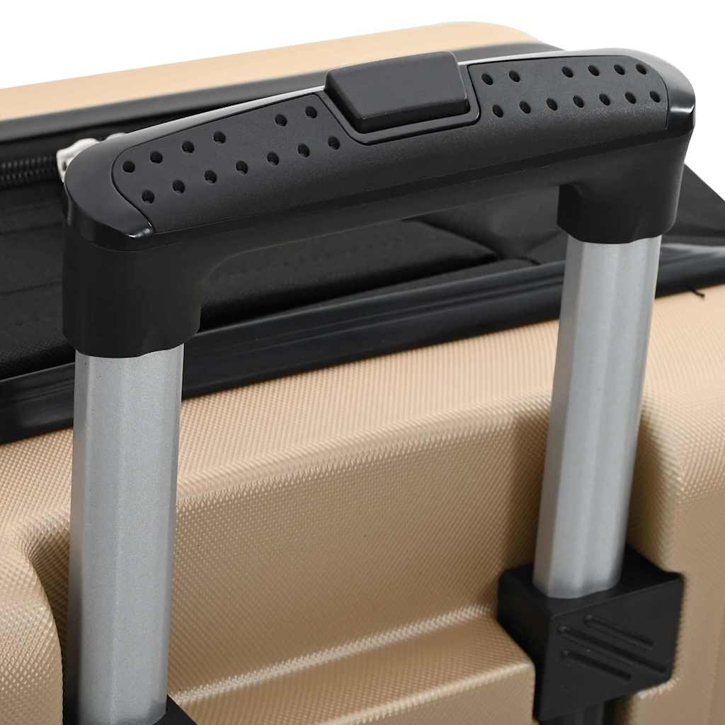 Suitcase Folding Champagne 43 x 27 x 66 cm ABS Plastic