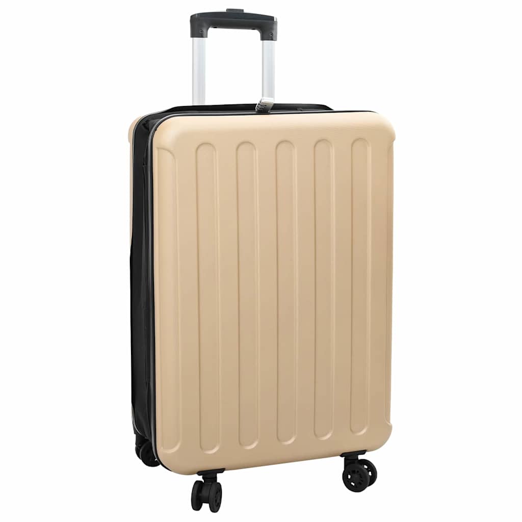 Suitcase Folding Champagne 43 x 27 x 66 cm ABS Plastic