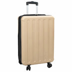 Suitcase Folding Champagne 43 x 27 x 66 cm ABS Plastic