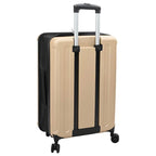 Suitcase Folding Champagne 43 x 27 x 66 cm ABS Plastic