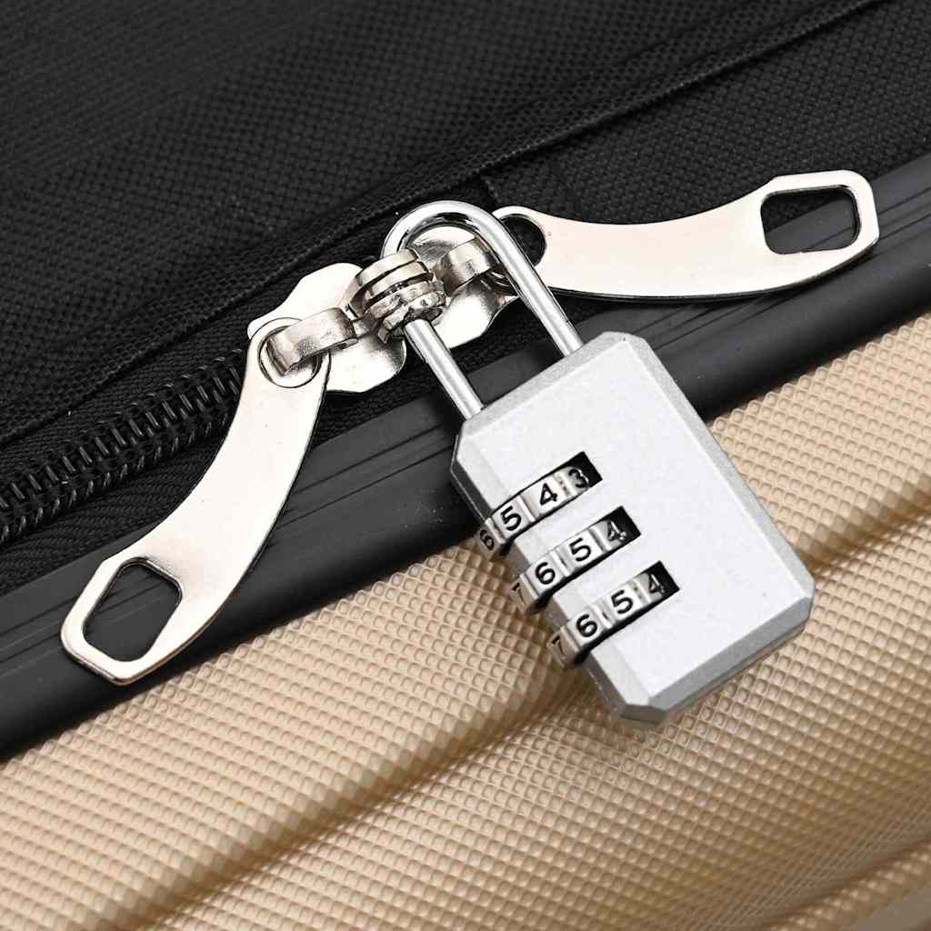 Suitcase Folding Champagne 50 x 30 x 76 cm ABS Plastic