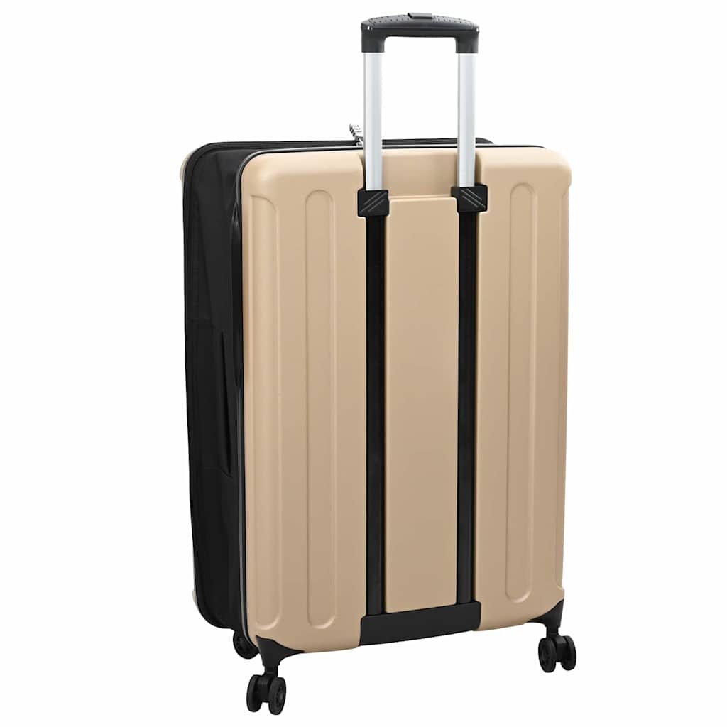 Suitcase Folding Champagne 50 x 30 x 76 cm ABS Plastic