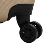Suitcase with Lock 3 pcs Champagne 50 x 31 x 78 cm ABS Plastic