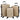 Suitcase Set 3 pcs Champagne 50 x 31 x 78 cm ABS Plastic, Steel