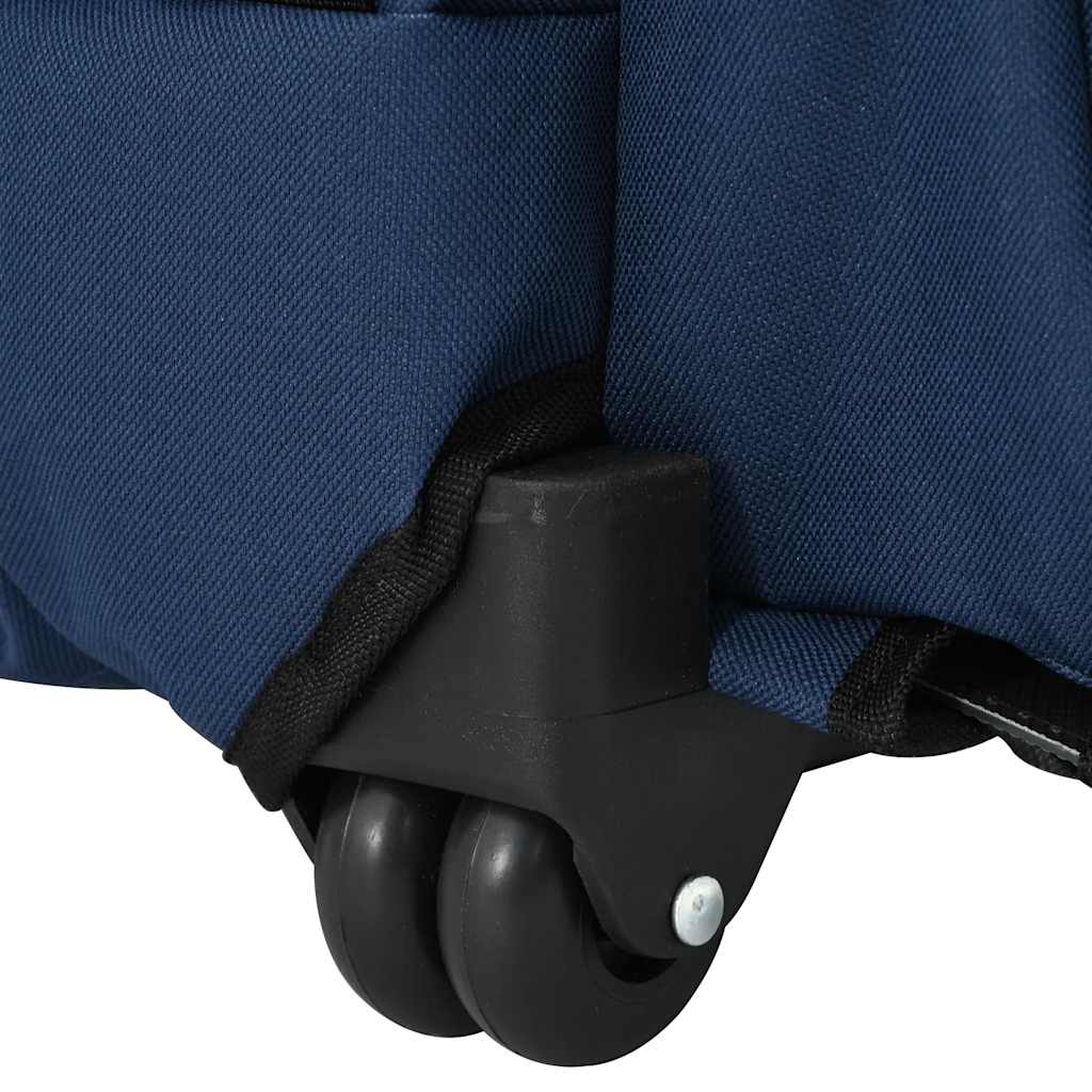 Pet Trolley 3-in-1 Design Blue 48x32x(57-106) cm Oxford Fabric