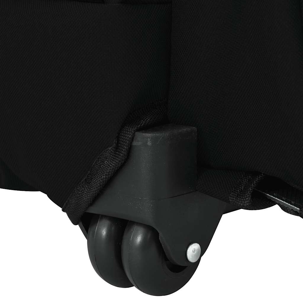 Pet Trolley 3-in-1 Design Black 48x32x(57-106) cm Oxford Fabric