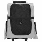 Pet Trolley 3-in-1 Design Grey 48x32x(57-106) cm Oxford Fabric