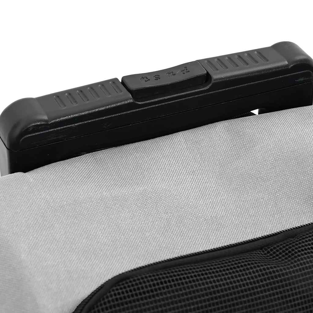 Pet Trolley 3-in-1 Design Grey 48x32x(57-106) cm Oxford Fabric