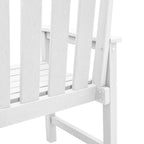 Garden Dining Chair 2 pcs White 65.5 x 59 x 88 cm HDPE